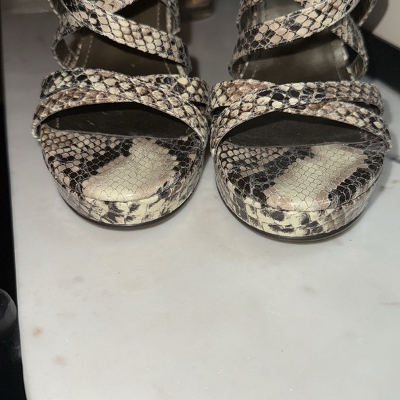 Snake skin platform shoes - Picture 4 of 6